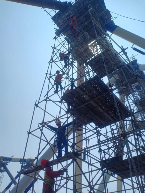 lắp dựng giàn giáo công nghiệp
