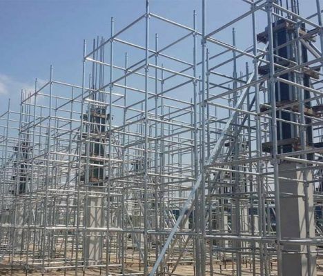 Giàn giáo nêm sử dụng trong công trình