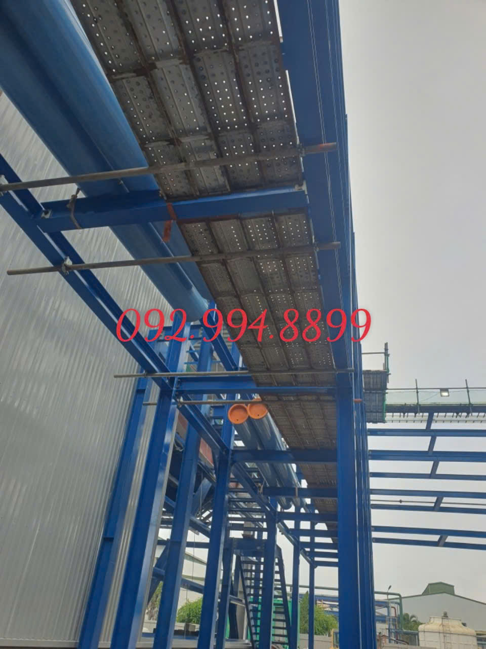 Thi công giàn giáo tại KCN Gò Dầu, Long Thành