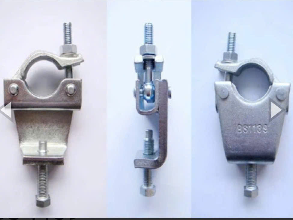 Kẹp dầm BS1139 ở ba góc nhìn: mặt trước, mặt bên và mặt sau